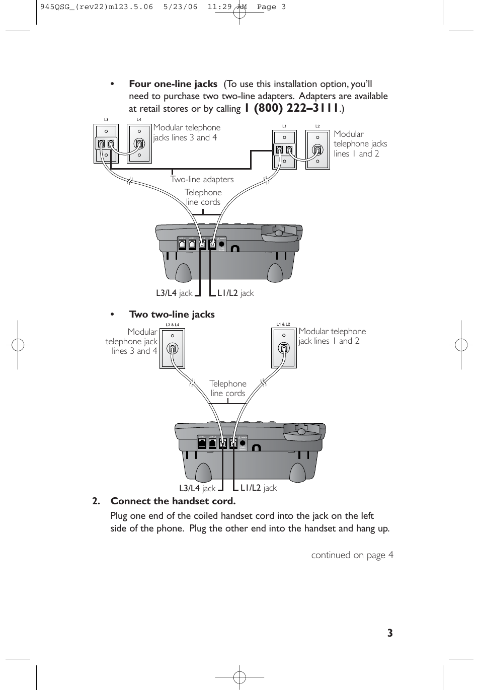 AT&T 945 User Manual | Page 3 / 14