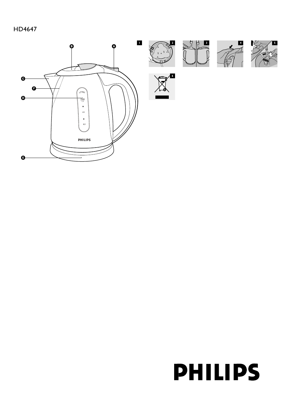 Philips Bouilloire User Manual | 15 pages