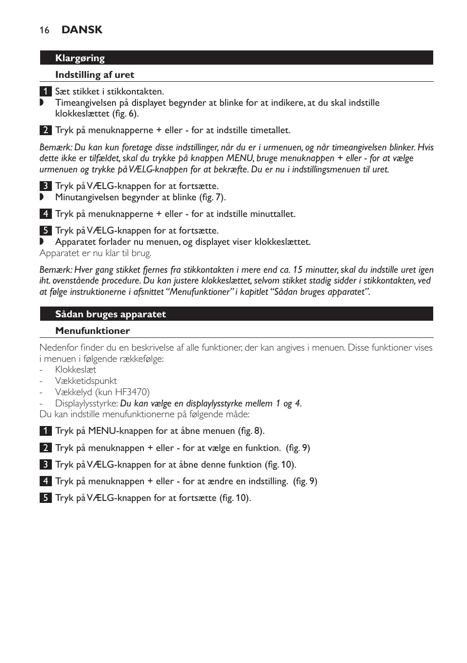 Philips Éveil Lumière User Manual | Page 16 / 117