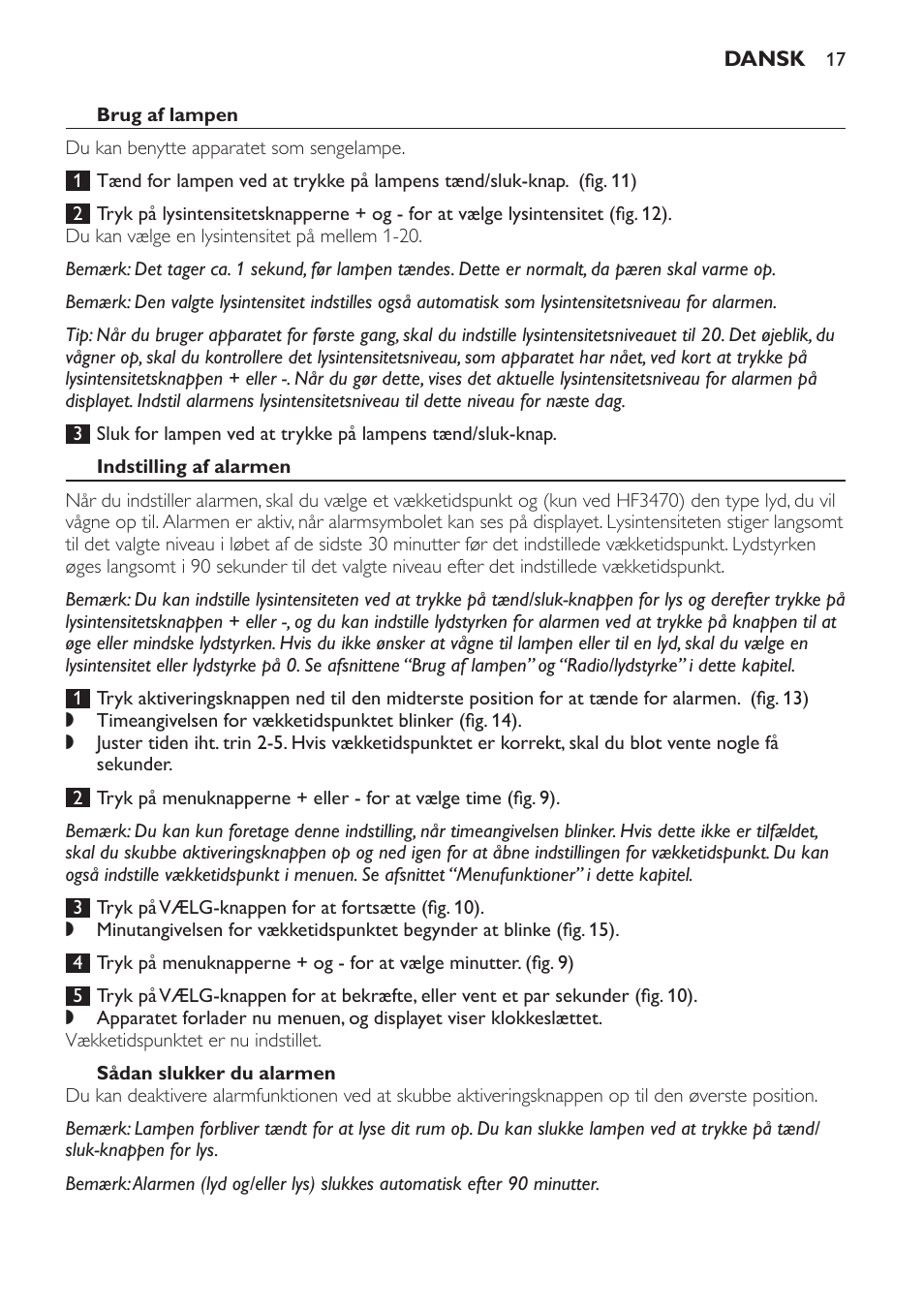 Philips Éveil Lumière User Manual | Page 17 / 117