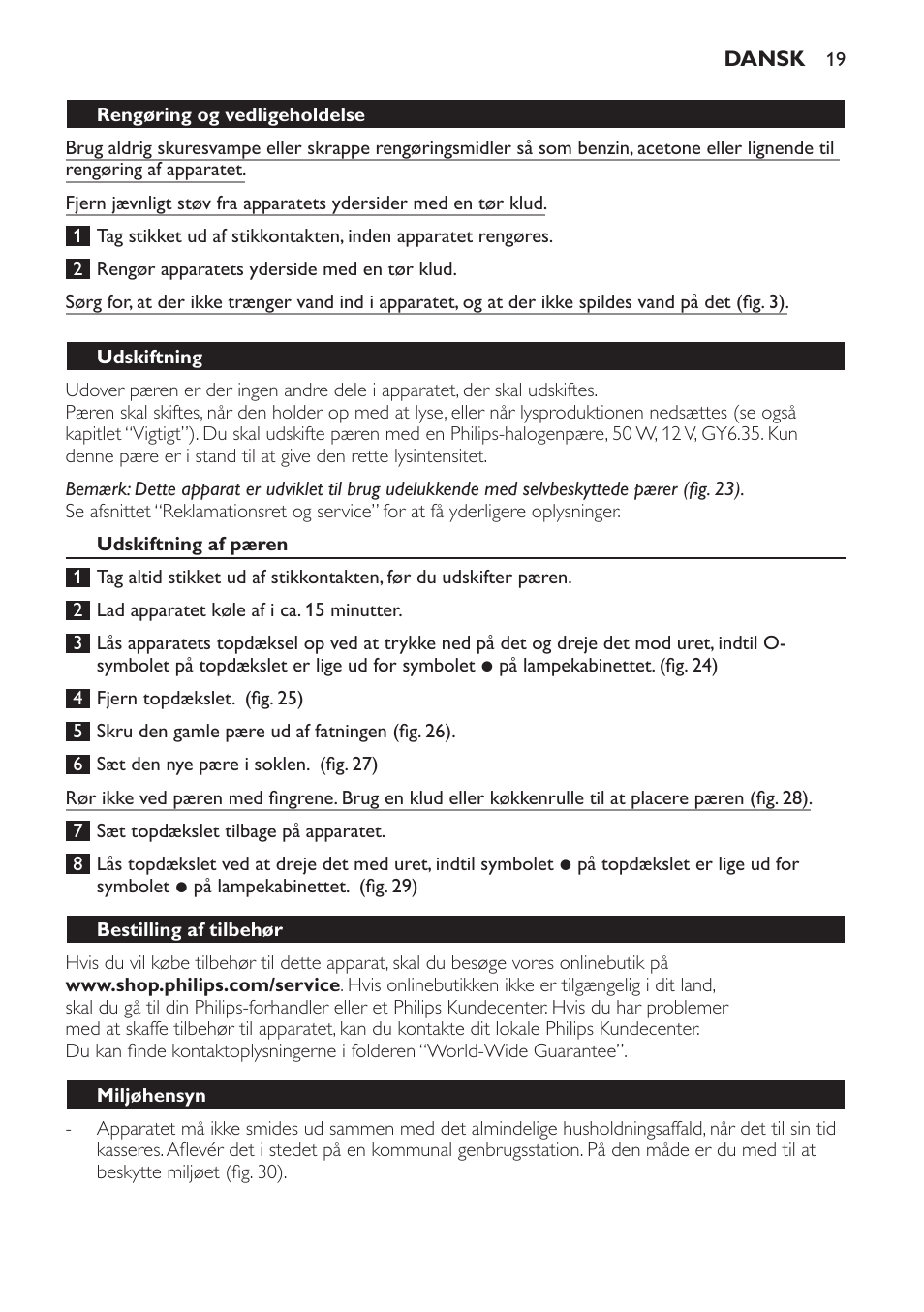 Philips Éveil Lumière User Manual | Page 19 / 117