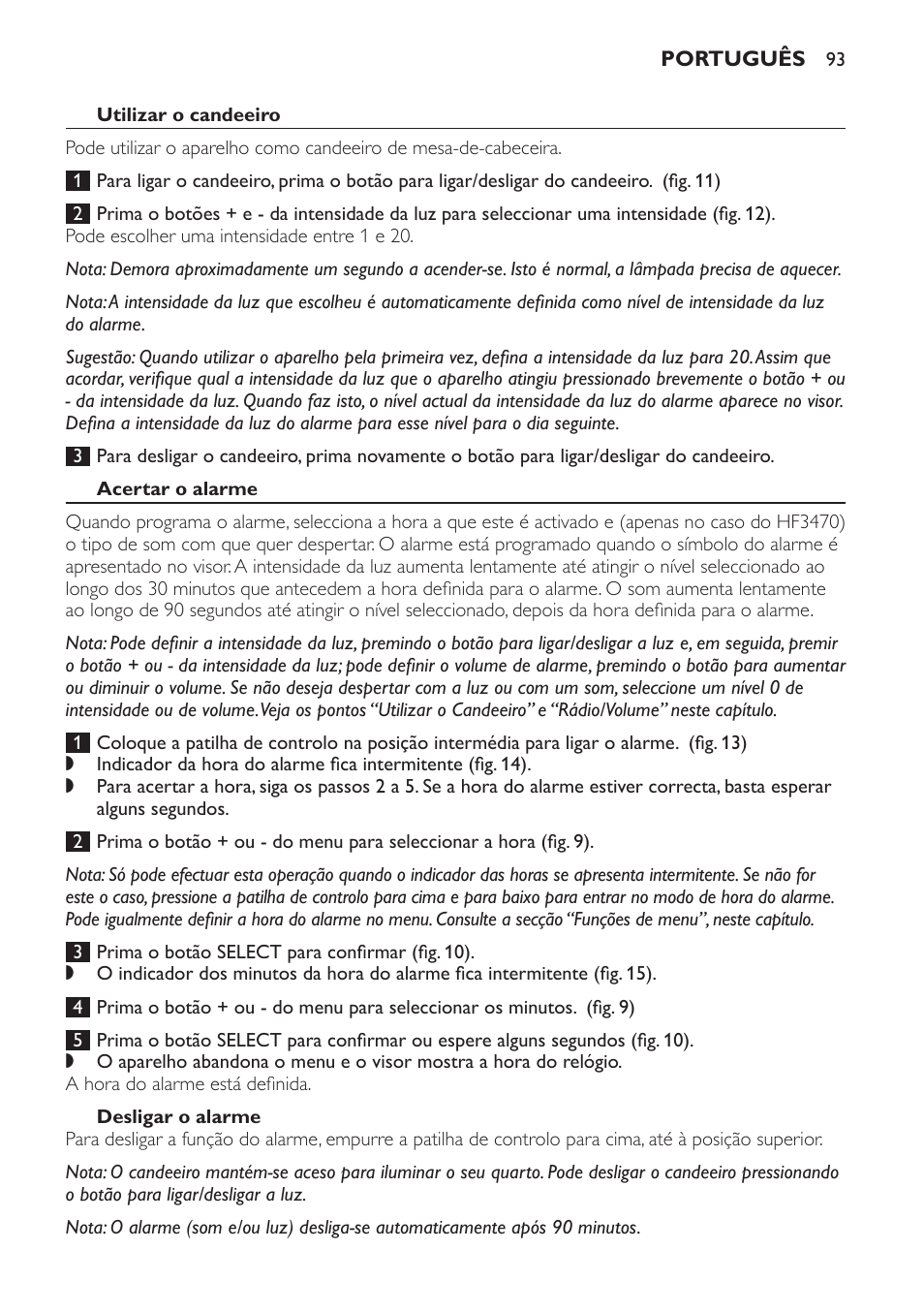 Philips Éveil Lumière User Manual | Page 93 / 117