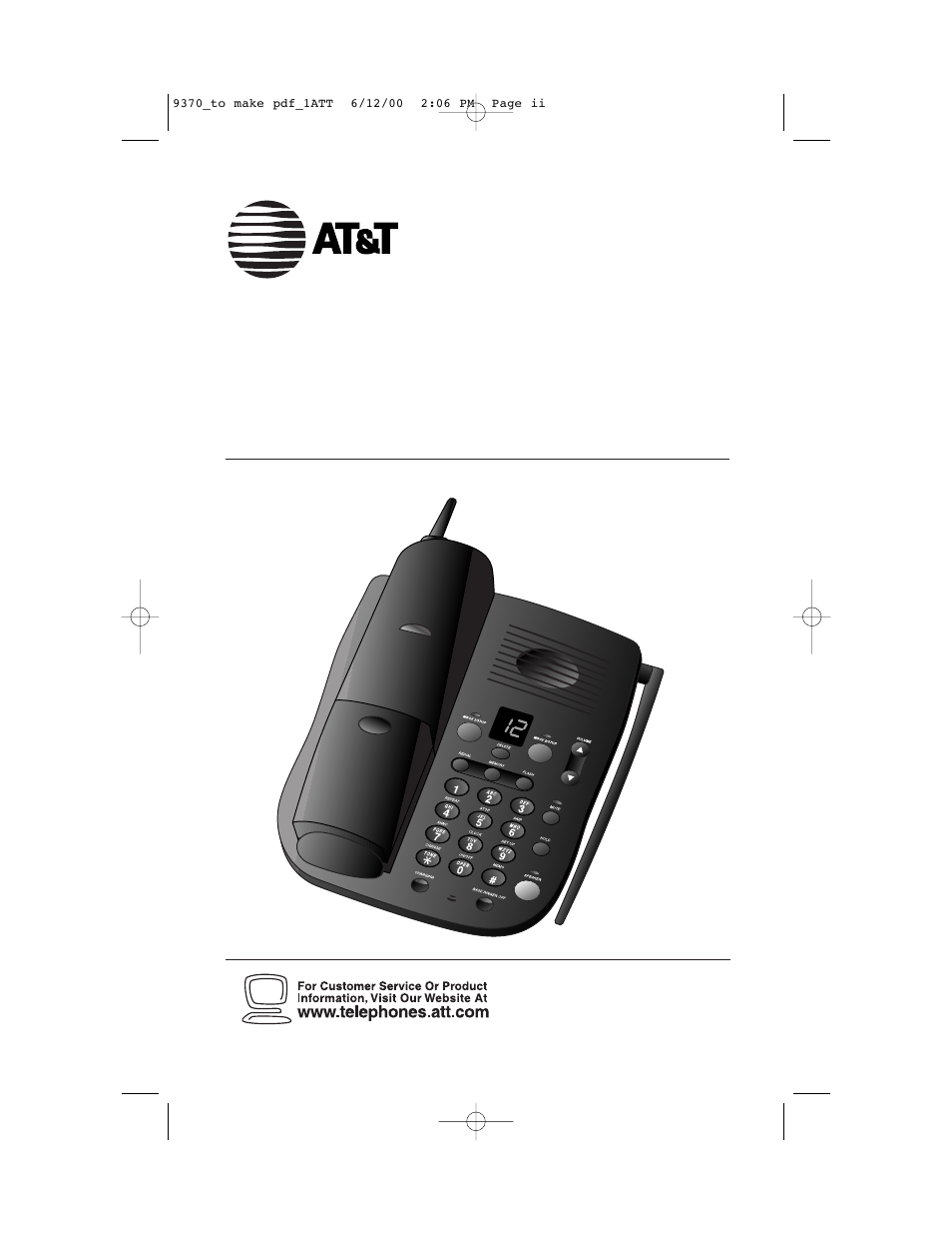 AT&T 9370 User Manual | 55 pages