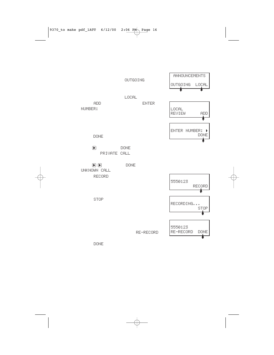 Feature setup | AT&T 9370 User Manual | Page 18 / 55