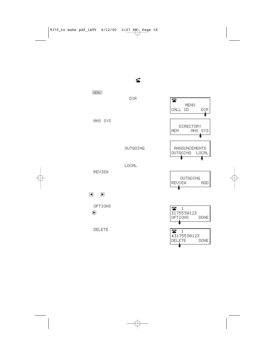 Feature setup | AT&T 9370 User Manual | Page 20 / 55