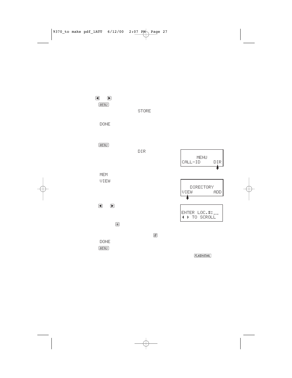 Store a number and name from call history | AT&T 9370 User Manual | Page 29 / 55