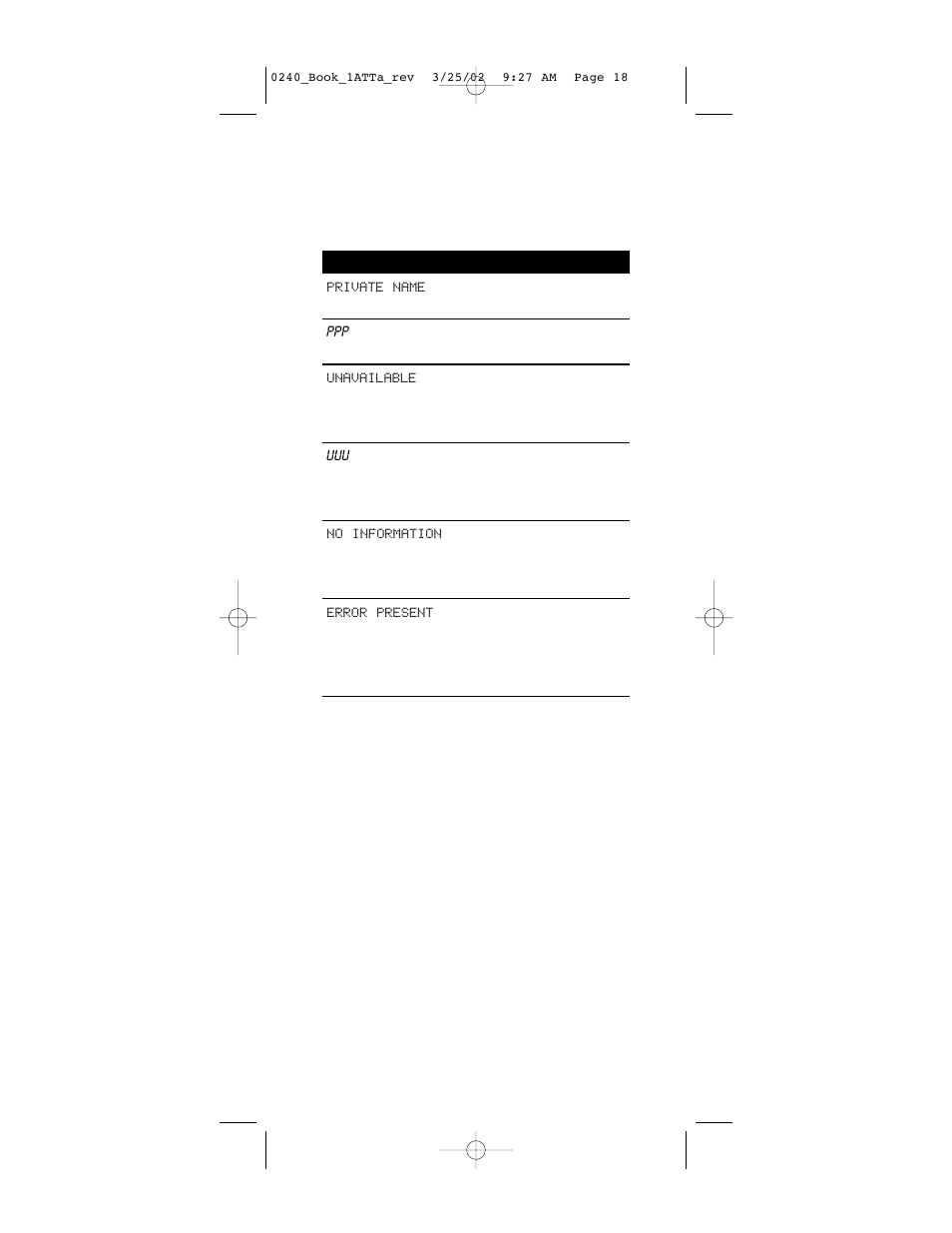 Caller id operation | AT&T Trimline 240 User Manual | Page 21 / 23