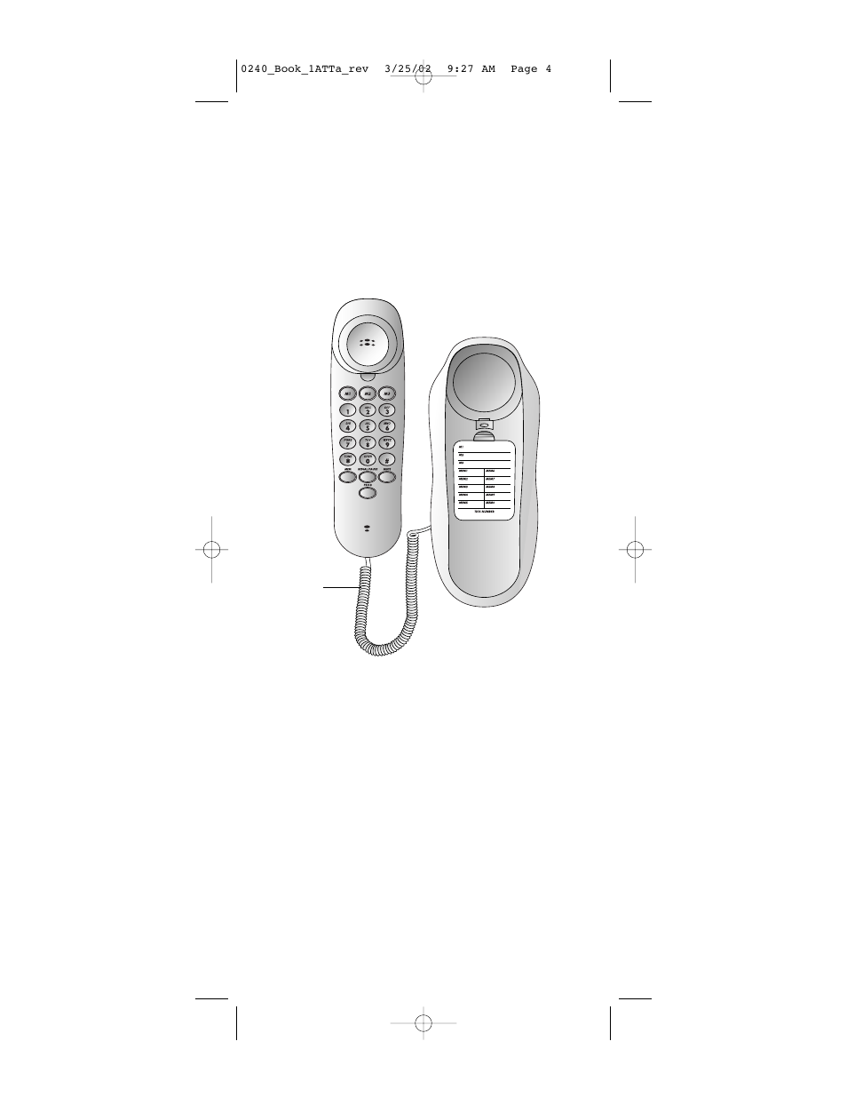 Installation | AT&T Trimline 240 User Manual | Page 7 / 23