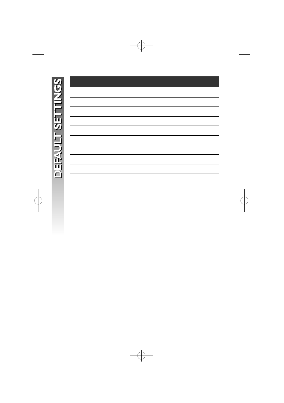 Default settings | AT&T 1485 User Manual | Page 45 / 50