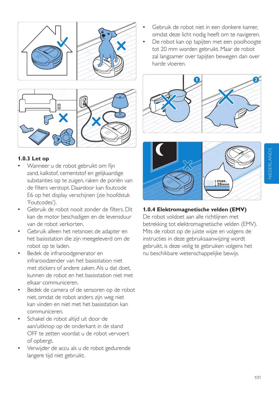 Philips Aspirateur-robot User Manual | Page 101 / 262