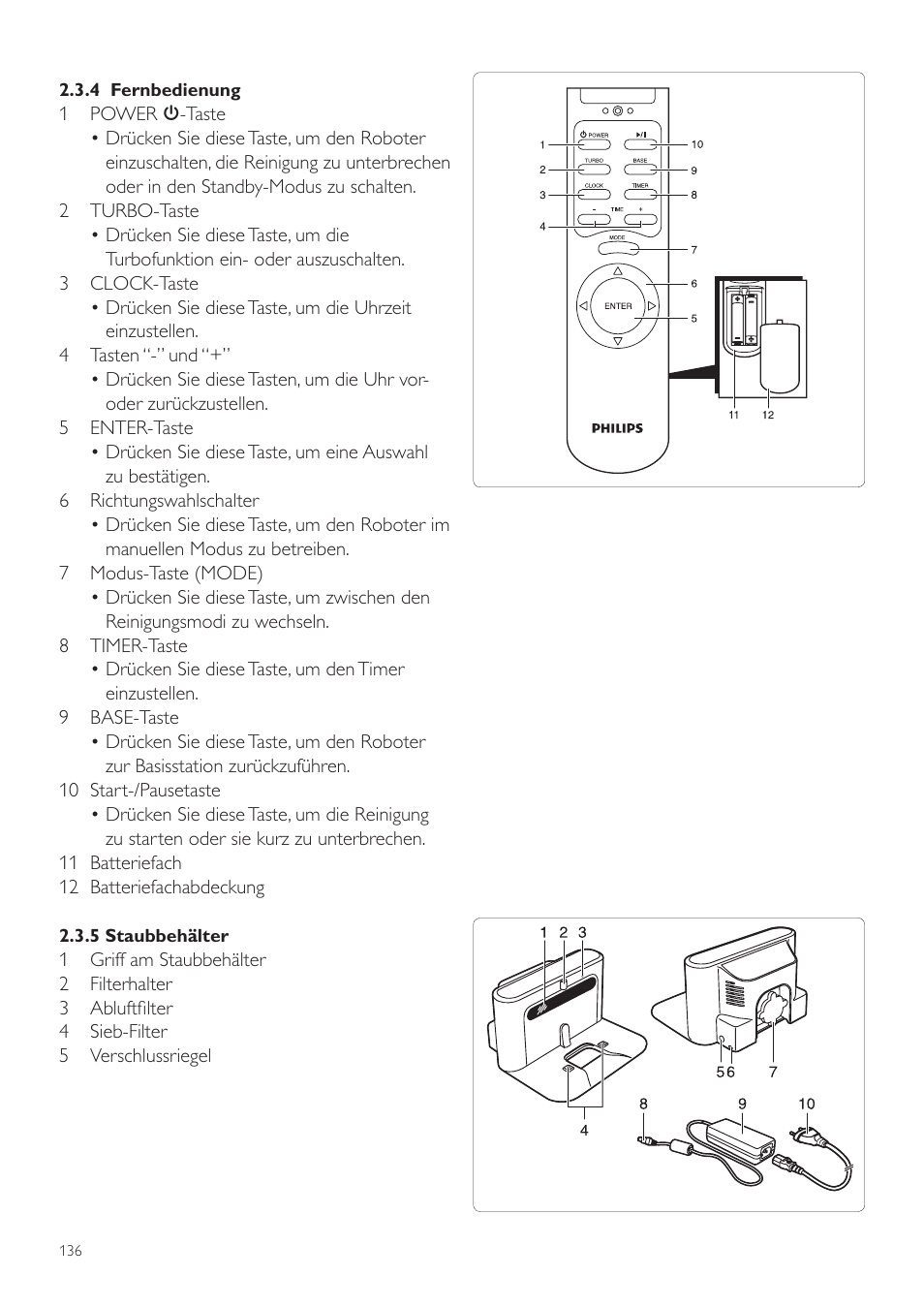 Philips Aspirateur-robot User Manual | Page 136 / 262