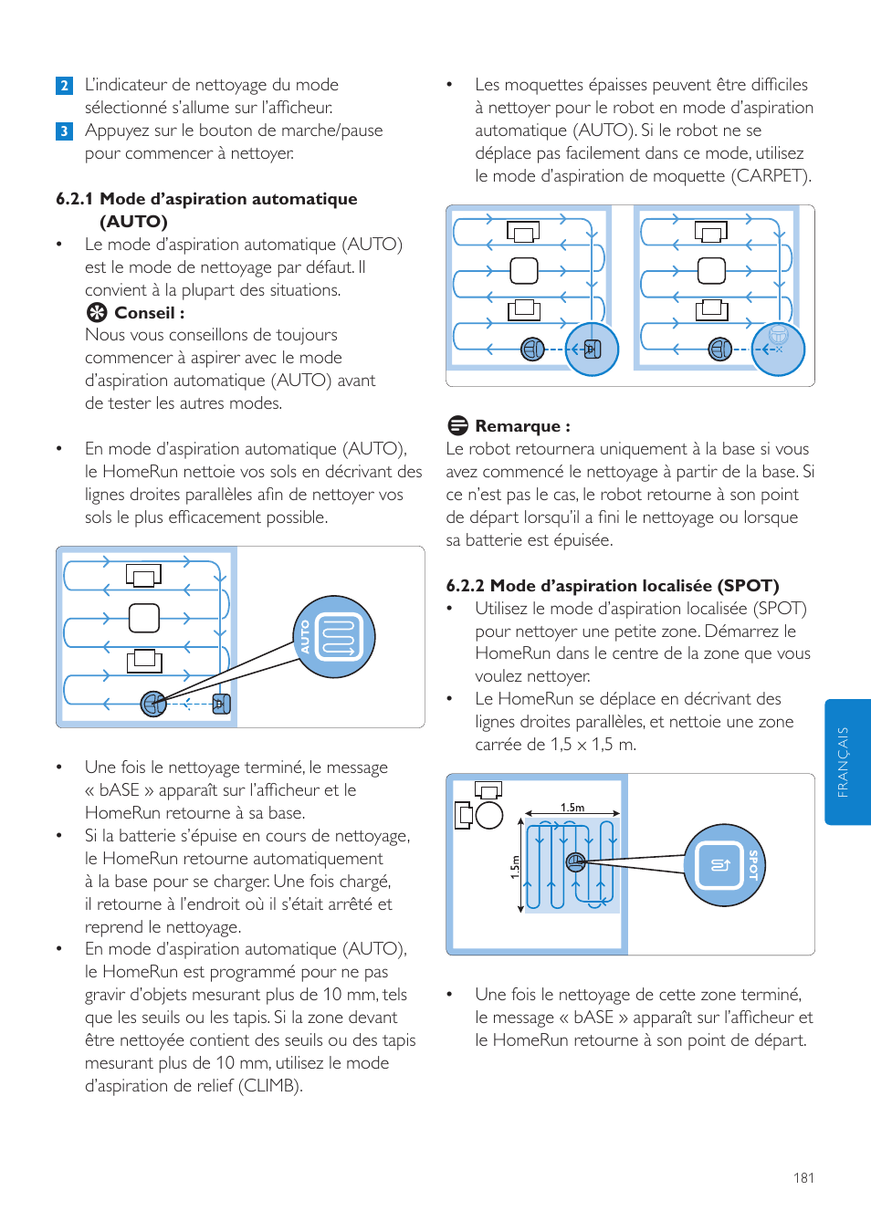 Philips Aspirateur-robot User Manual | Page 181 / 262