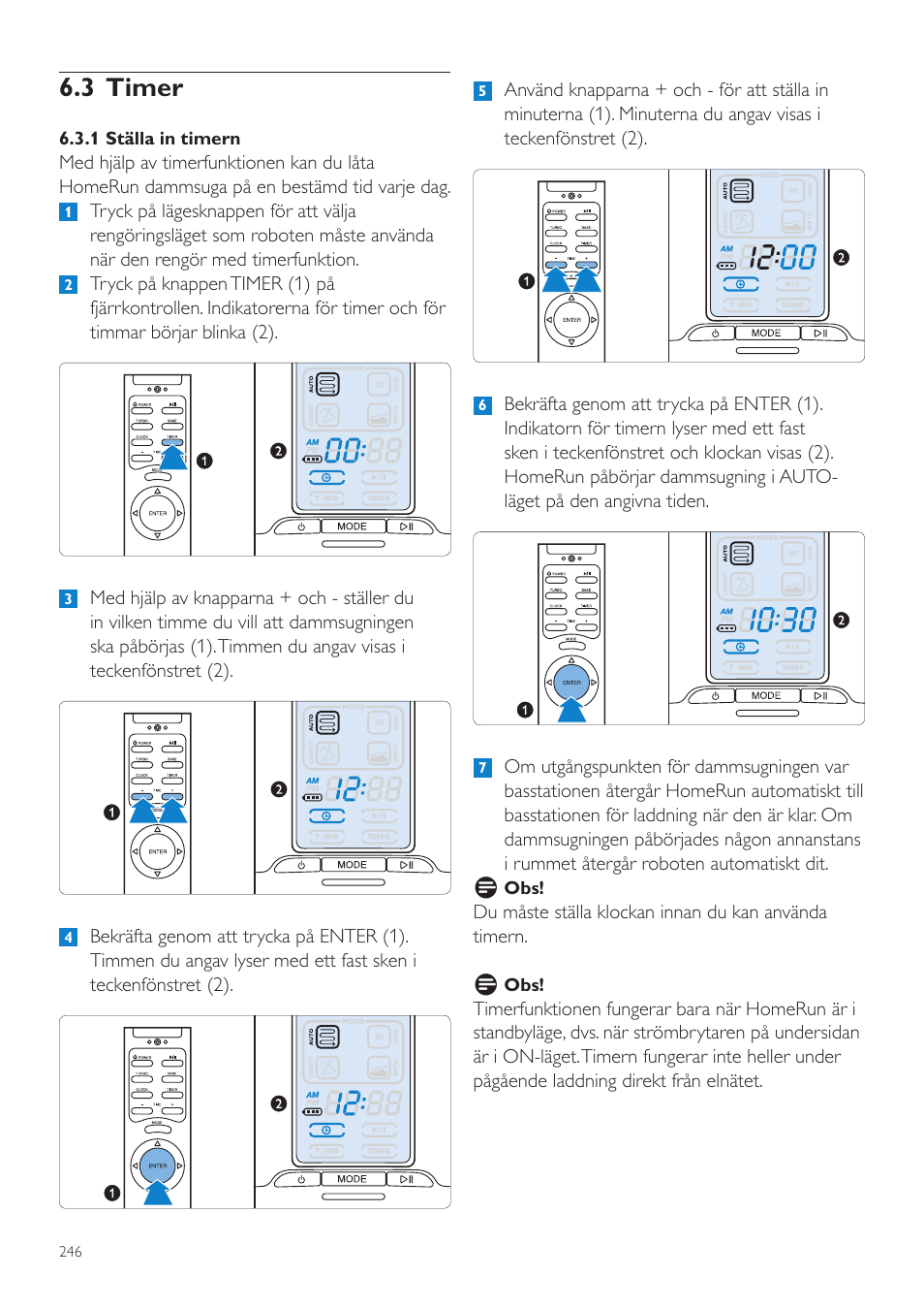 3 timer | Philips Aspirateur-robot User Manual | Page 246 / 262