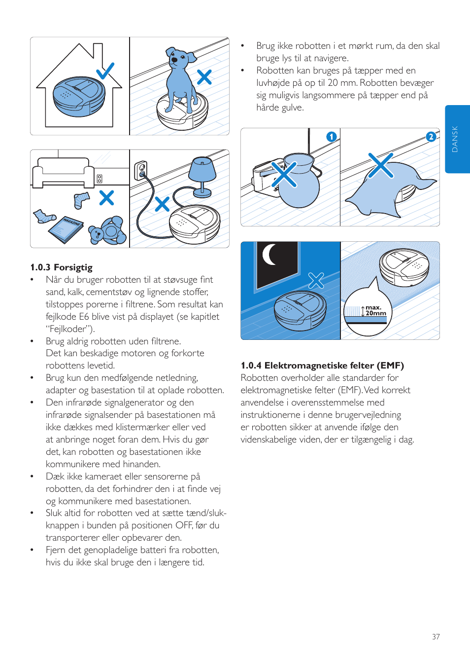 Philips Aspirateur-robot User Manual | Page 37 / 262