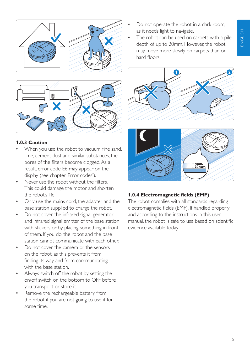 Philips Aspirateur-robot User Manual | Page 5 / 262