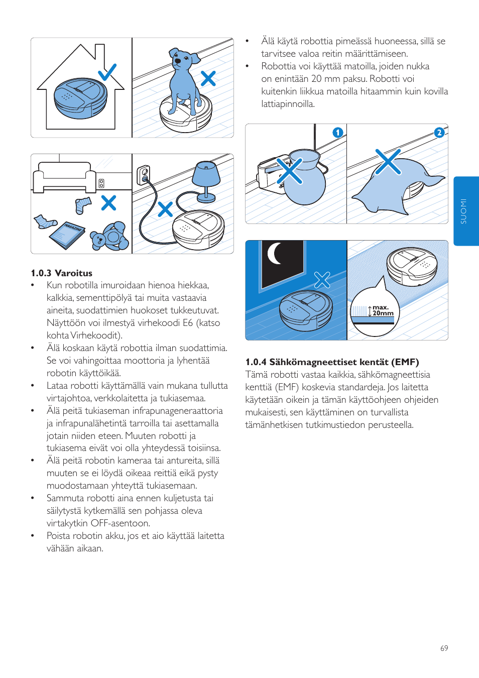 Philips Aspirateur-robot User Manual | Page 69 / 262