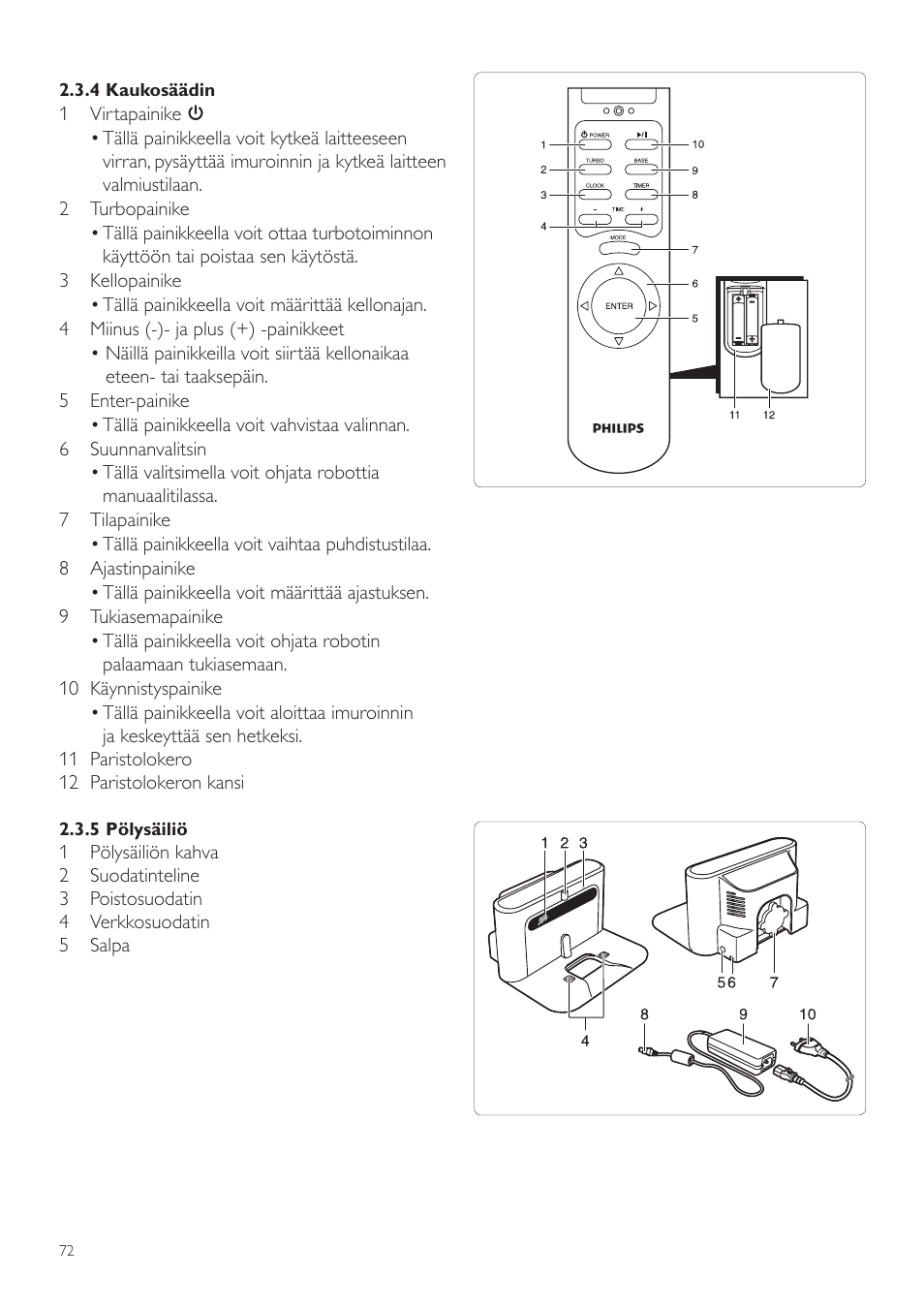 Philips Aspirateur-robot User Manual | Page 72 / 262