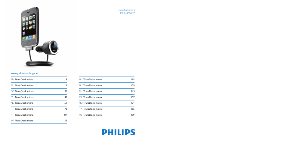 Philips TransDock micro User Manual | 107 pages