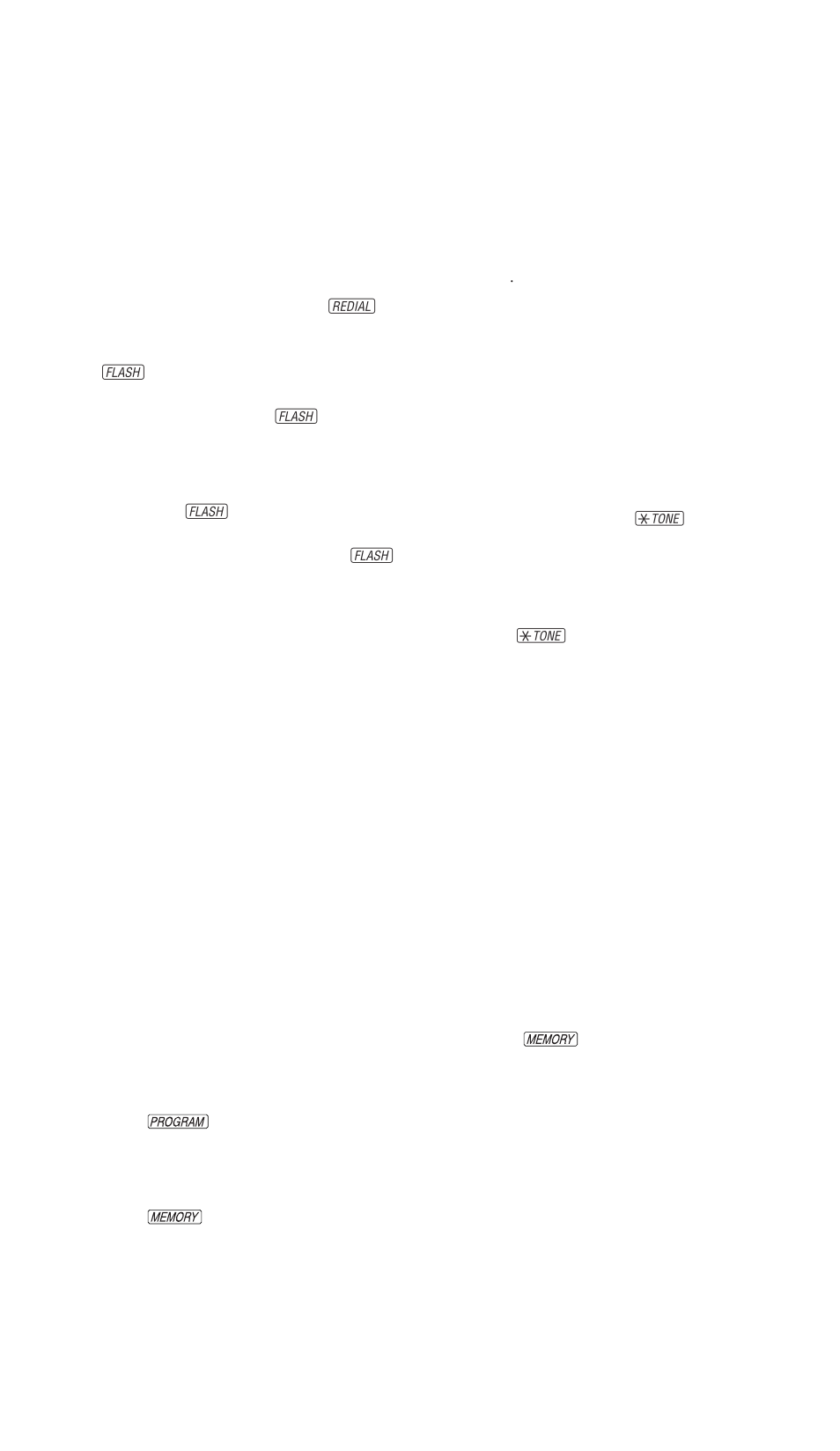 Redial, Flash, Ringer volume | Receiver (handset) volume, Temporary tone | AT&T 1817 User Manual | Page 4 / 14