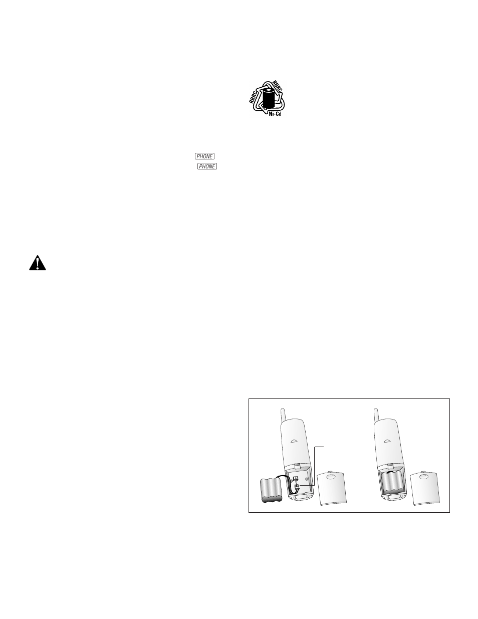 Charging the handset battery pack, Replacing the handset battery pack | AT&T 9410 User Manual | Page 6 / 8