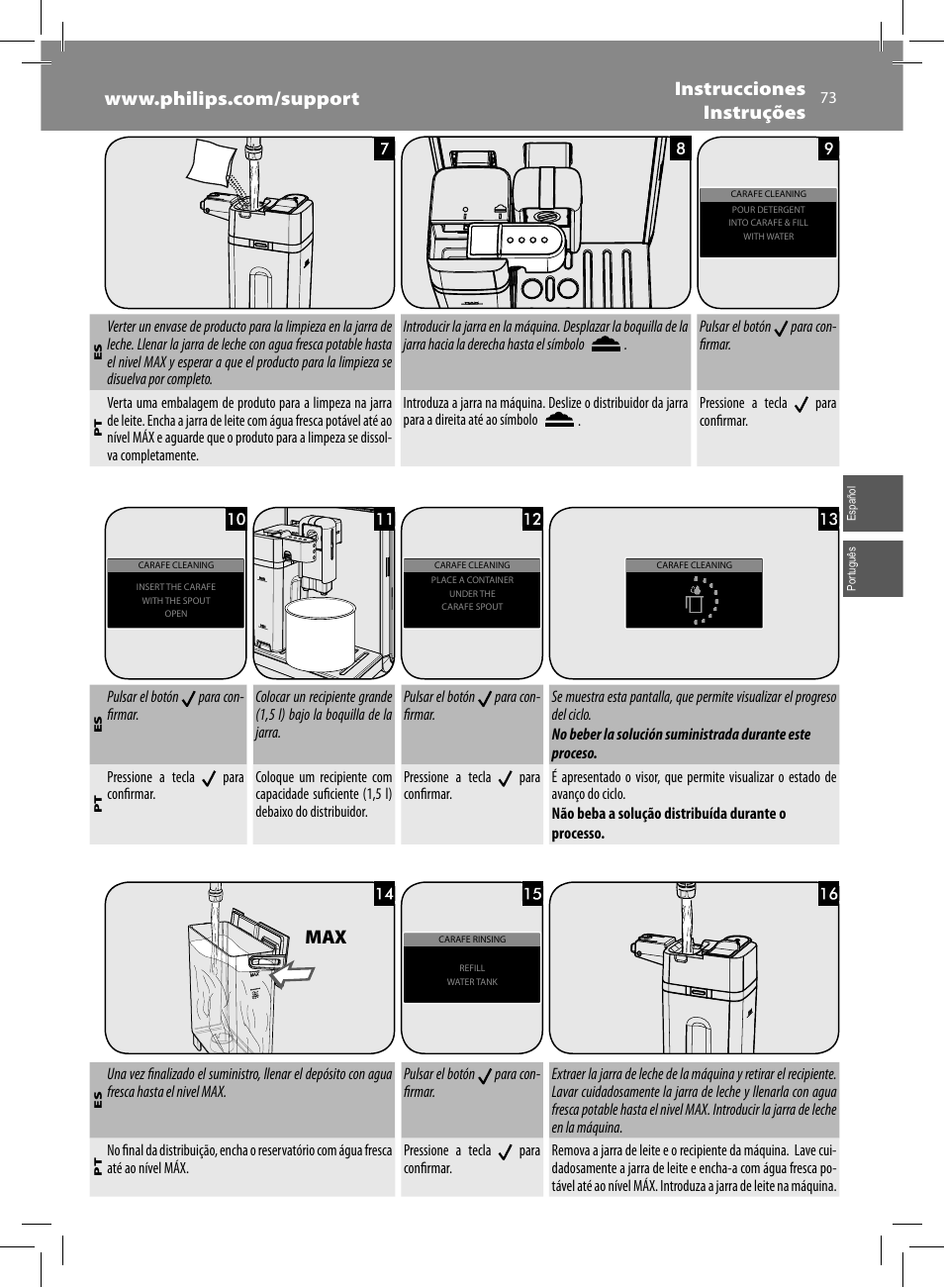 Philips Saeco GranBaristo Machine espresso Super Automatique User Manual | Page 73 / 80