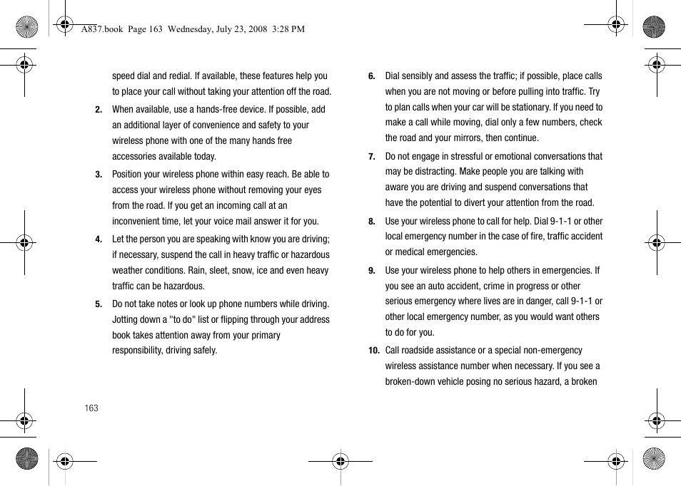 Samsung SGH-A837 User Manual | Page 166 / 187