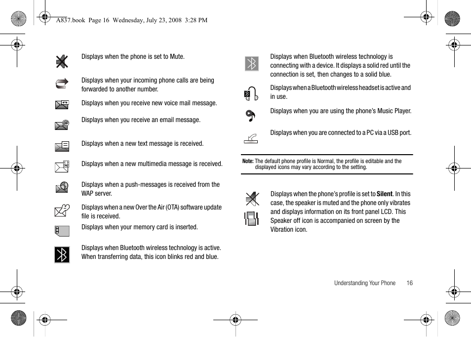 Samsung SGH-A837 User Manual | Page 19 / 187