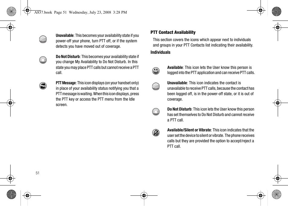 Samsung SGH-A837 User Manual | Page 54 / 187