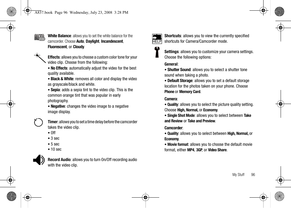 Samsung SGH-A837 User Manual | Page 99 / 187