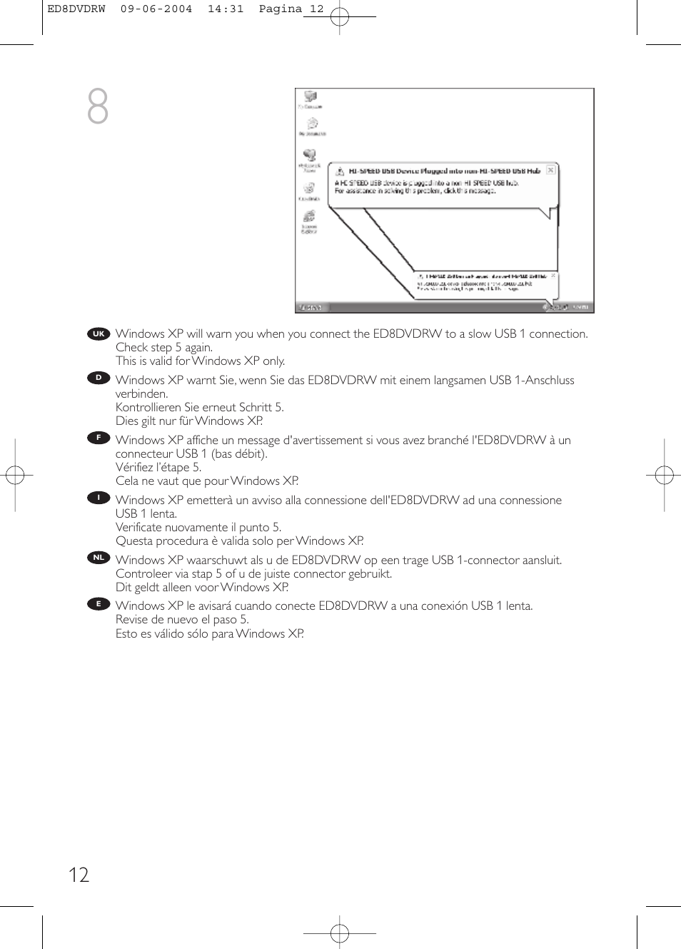 Philips Graveur portable User Manual | Page 12 / 100