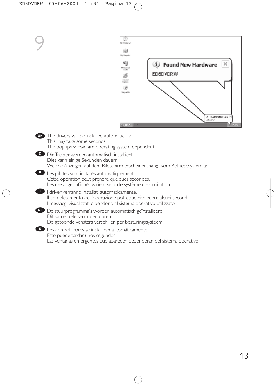 Philips Graveur portable User Manual | Page 13 / 100
