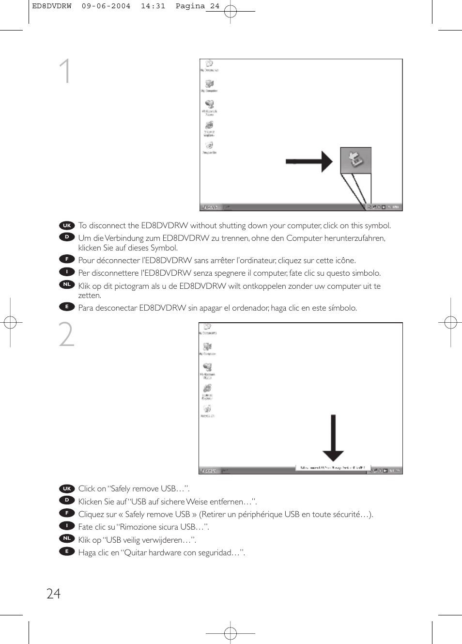 Philips Graveur portable User Manual | Page 24 / 100