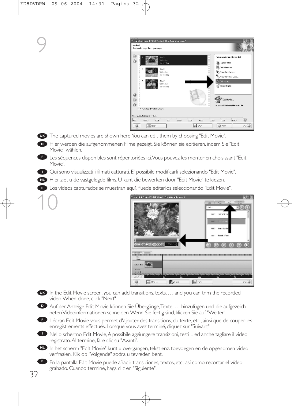 Philips Graveur portable User Manual | Page 32 / 100