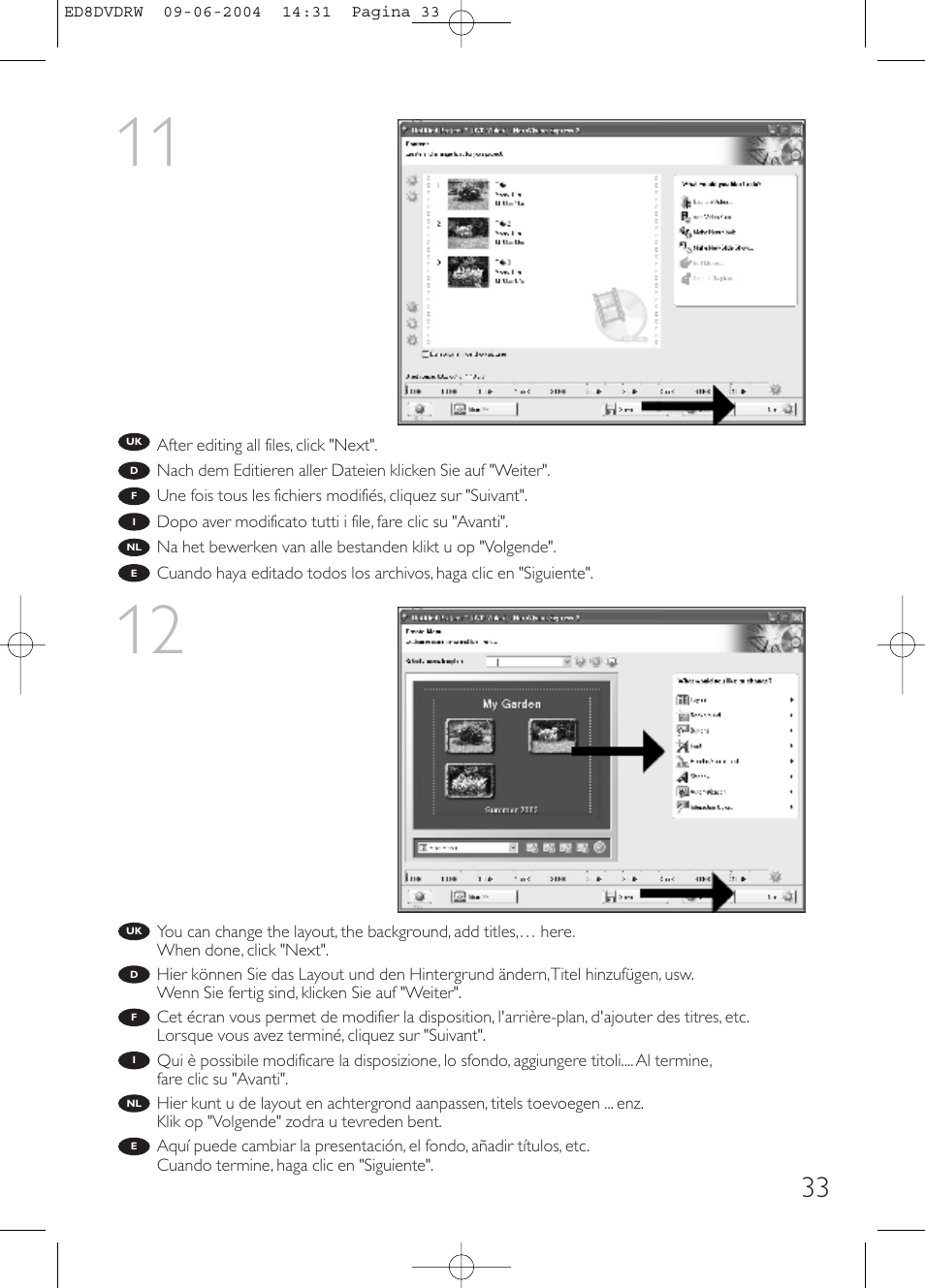 Philips Graveur portable User Manual | Page 33 / 100