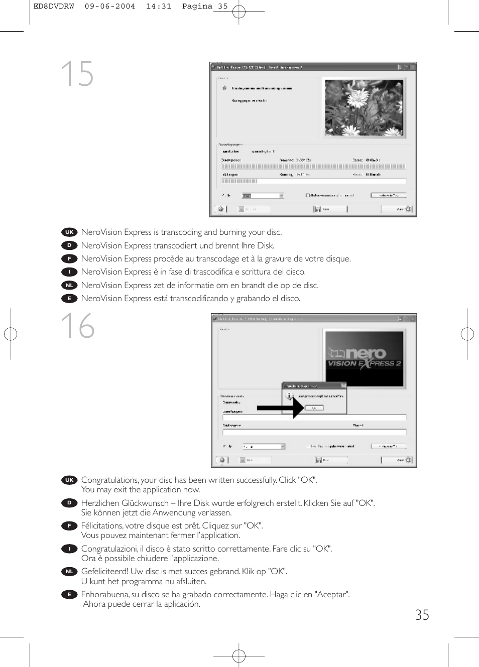 Philips Graveur portable User Manual | Page 35 / 100