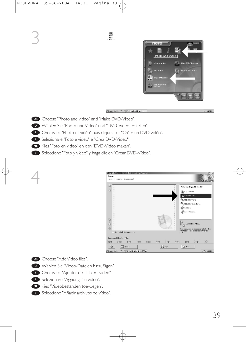 Philips Graveur portable User Manual | Page 39 / 100