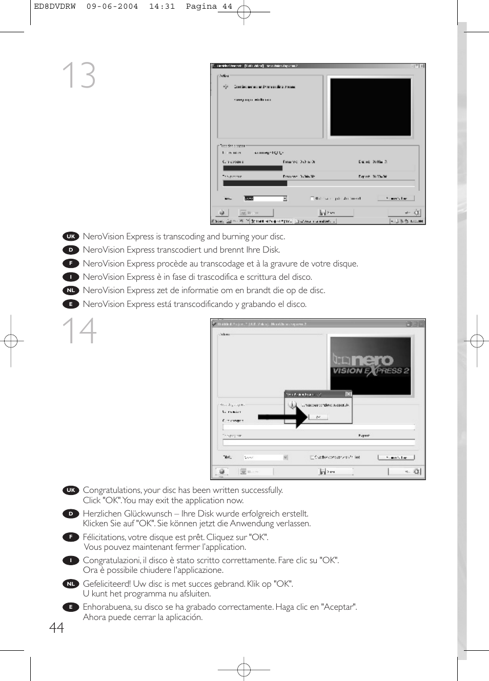 Philips Graveur portable User Manual | Page 44 / 100