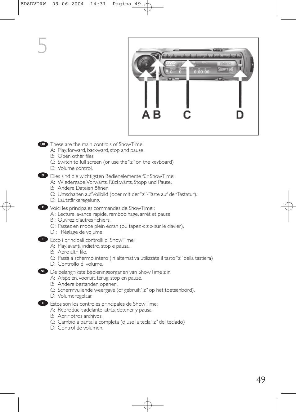 Philips Graveur portable User Manual | Page 49 / 100