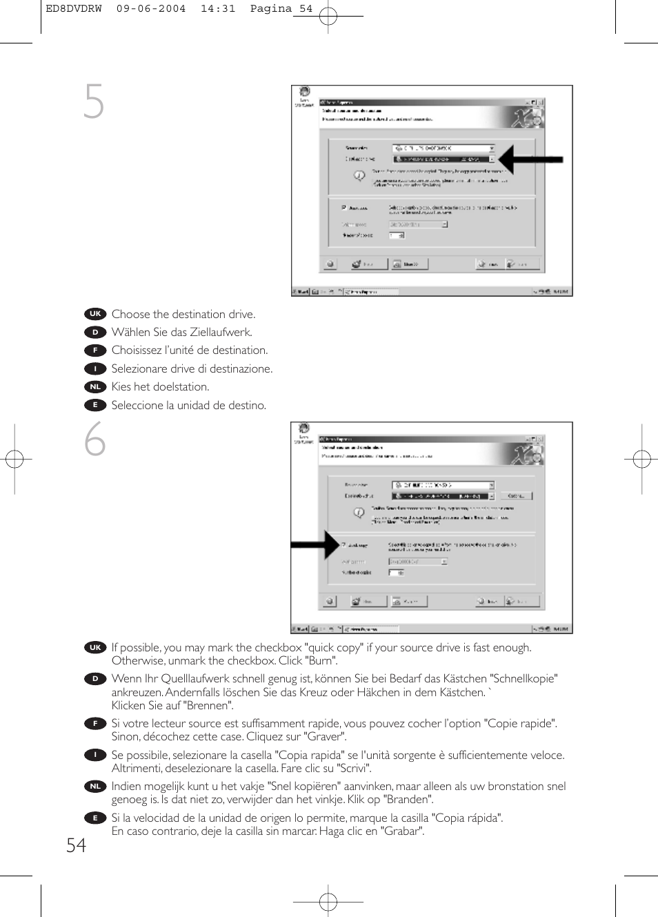 Philips Graveur portable User Manual | Page 54 / 100