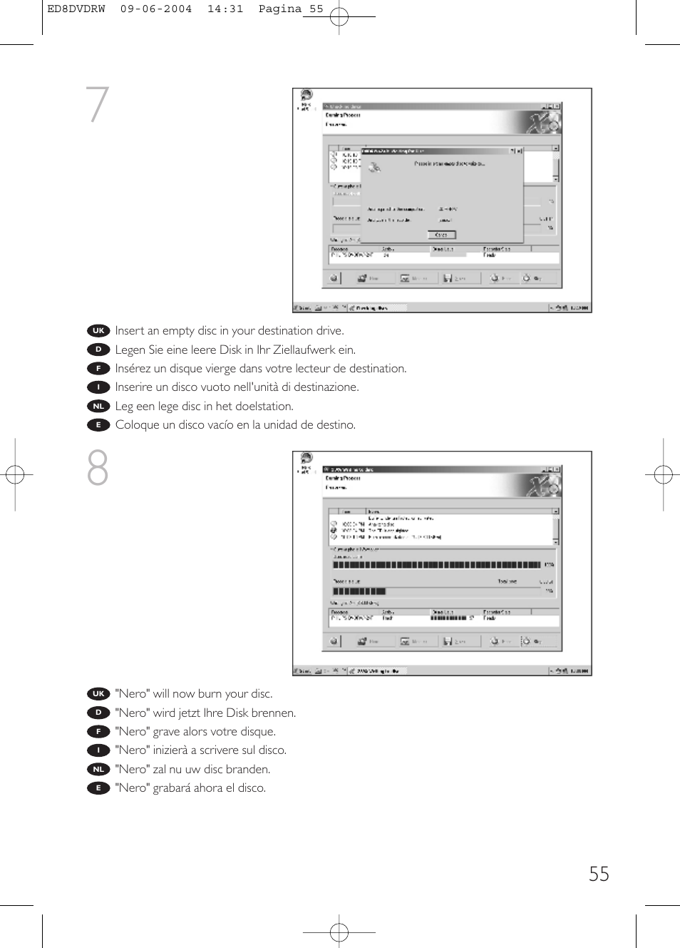 Philips Graveur portable User Manual | Page 55 / 100