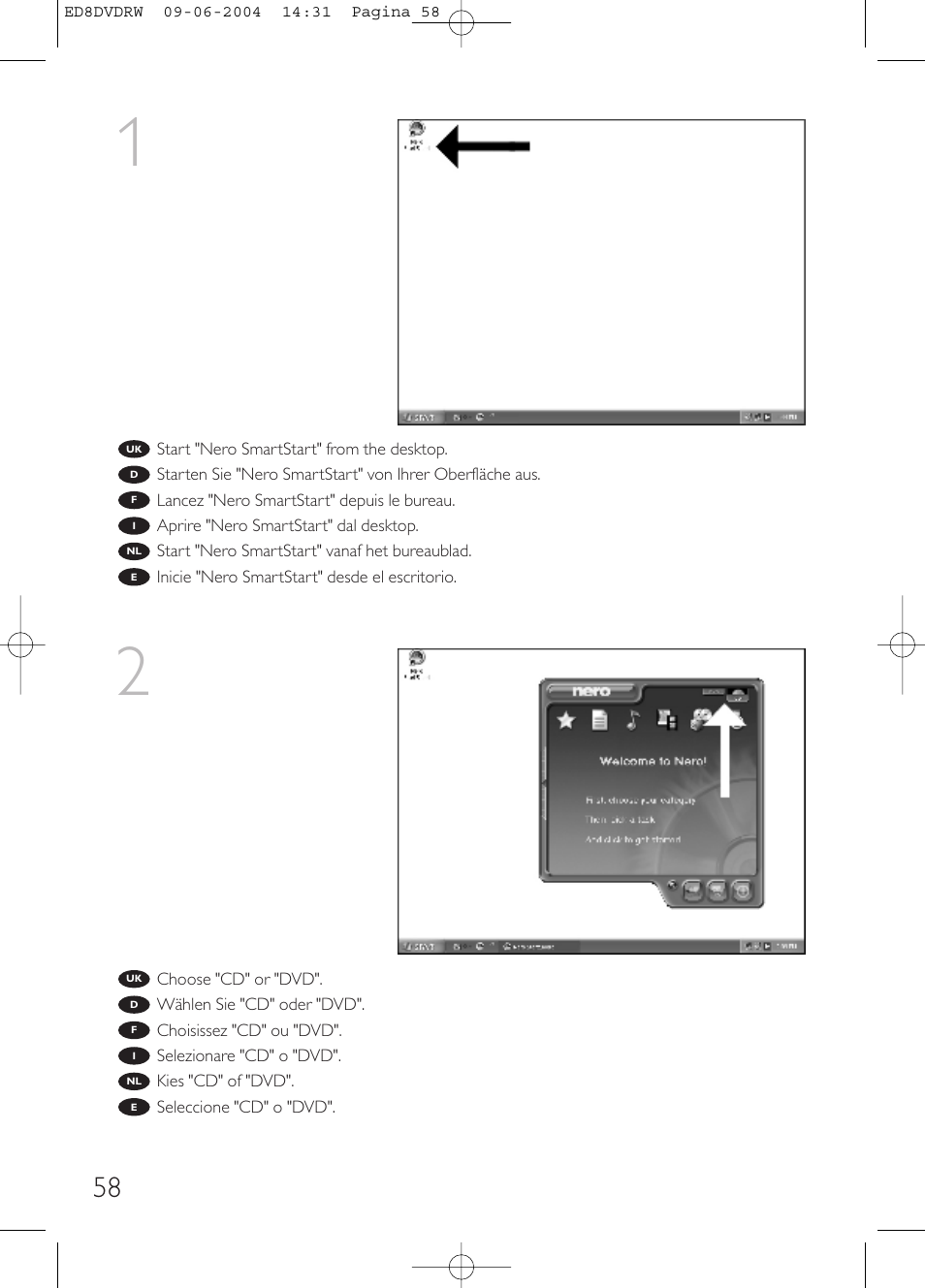 Philips Graveur portable User Manual | Page 58 / 100
