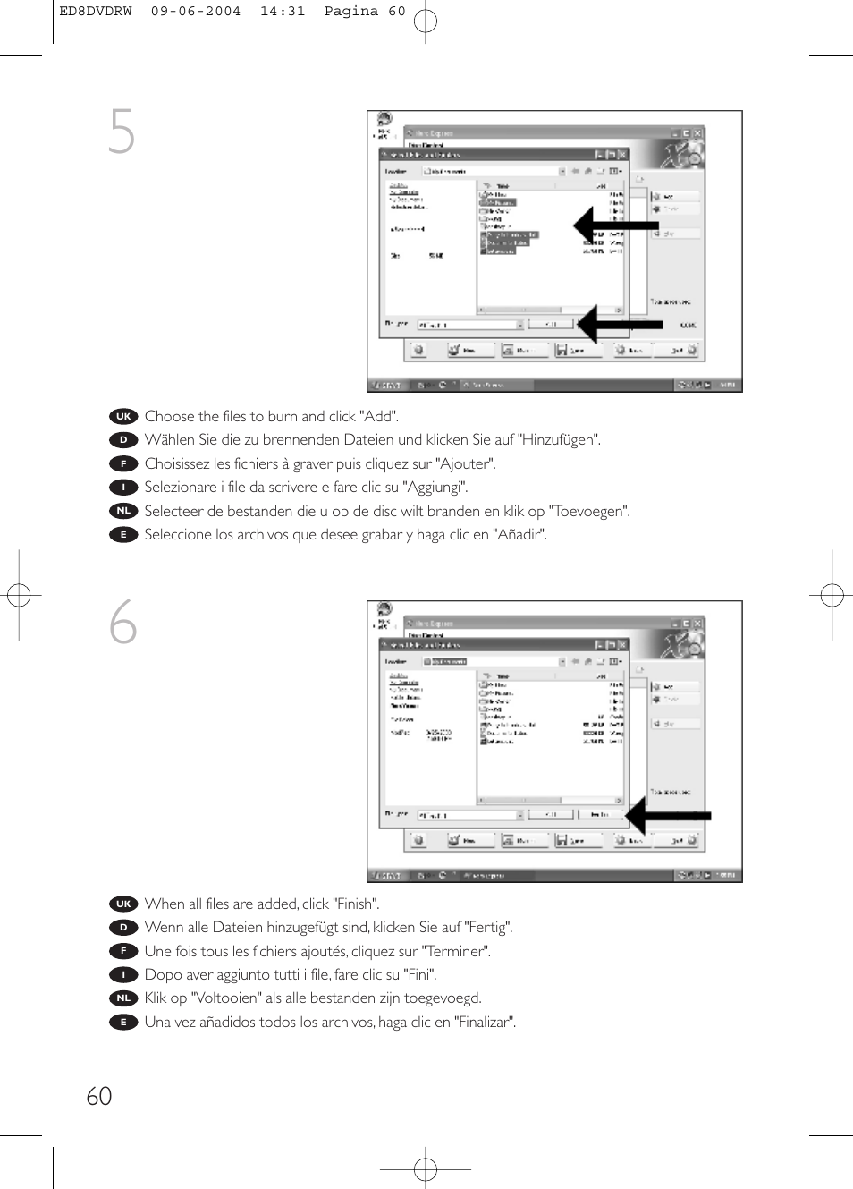 Philips Graveur portable User Manual | Page 60 / 100