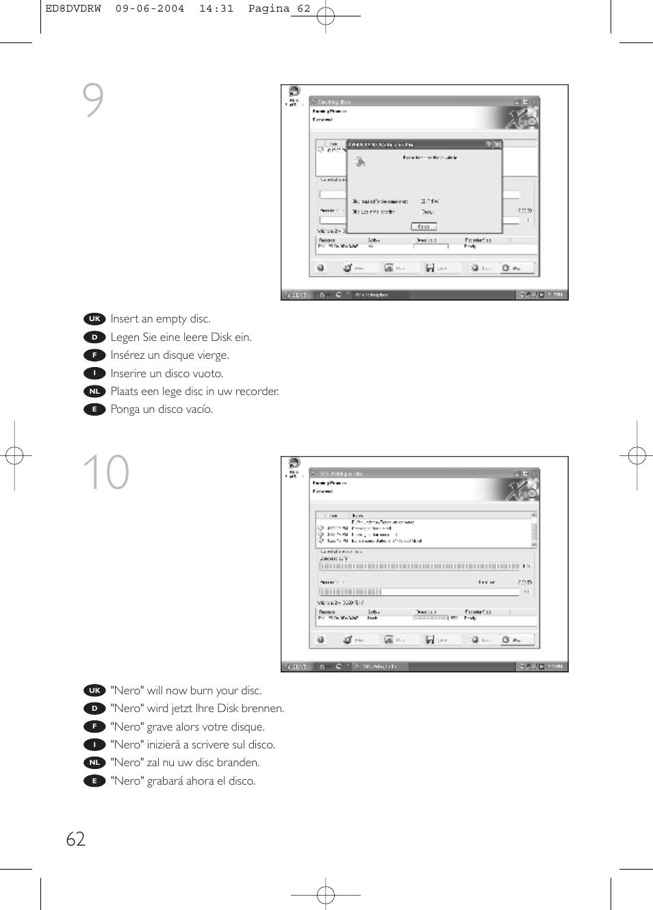 Philips Graveur portable User Manual | Page 62 / 100