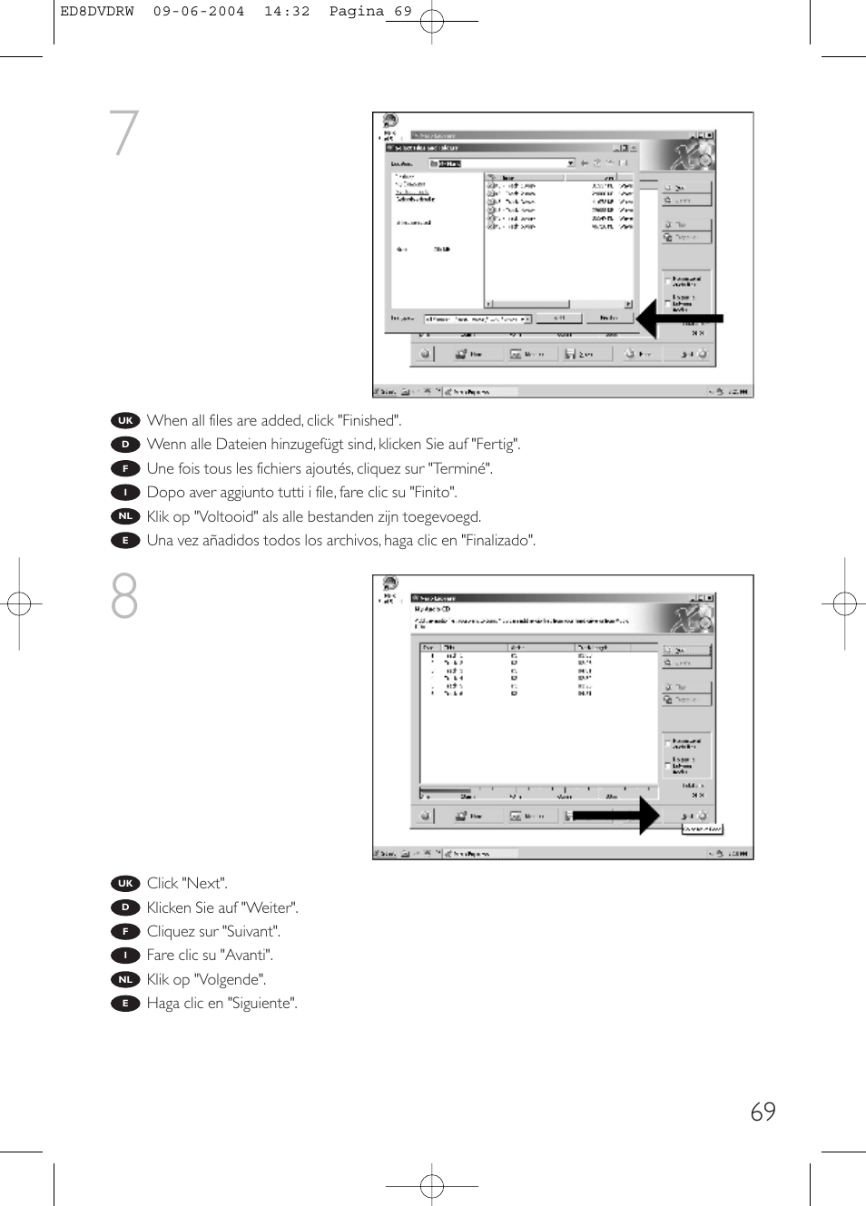 Philips Graveur portable User Manual | Page 69 / 100