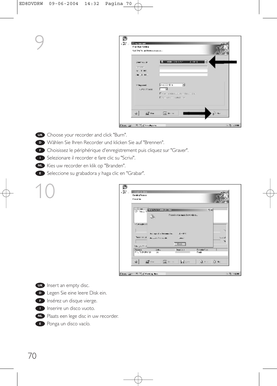 Philips Graveur portable User Manual | Page 70 / 100