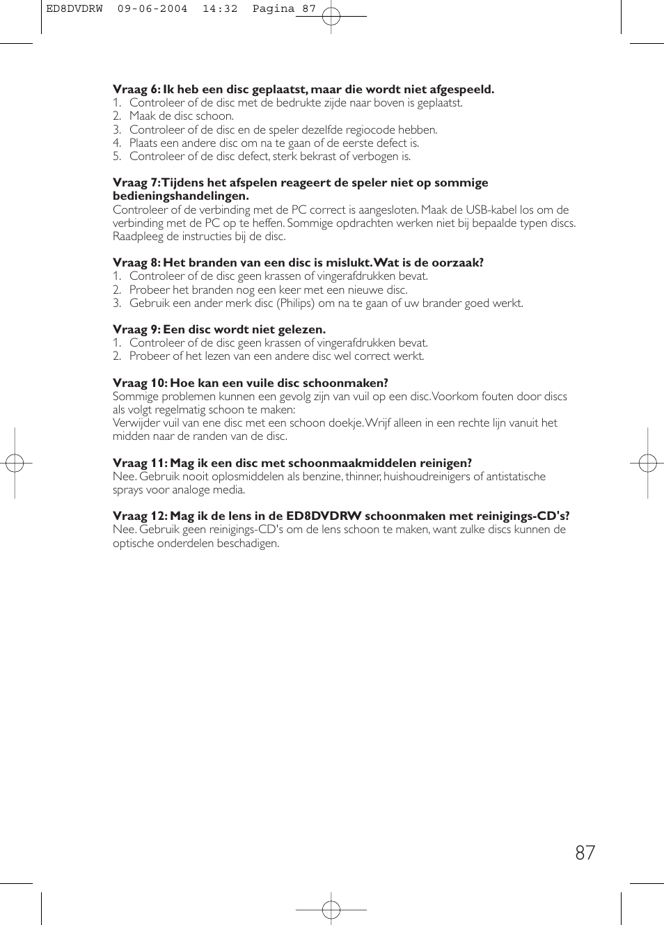 Philips Graveur portable User Manual | Page 87 / 100