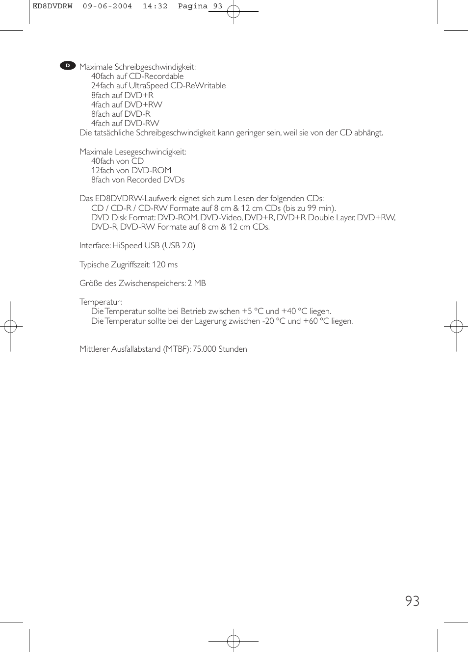 Philips Graveur portable User Manual | Page 93 / 100