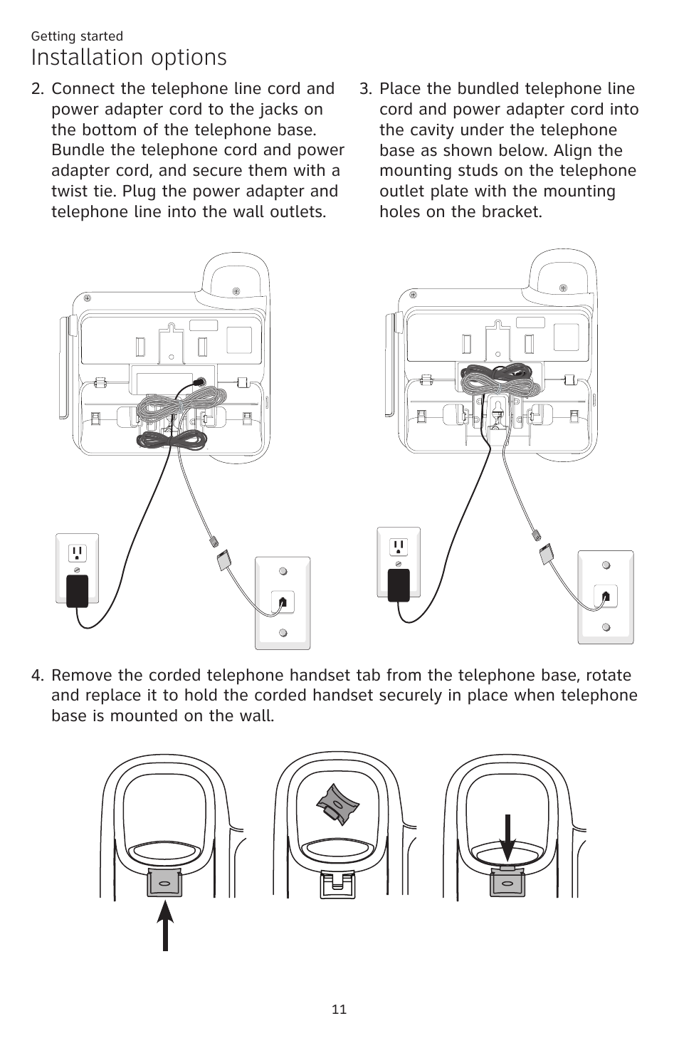Installation options | AT&T CL84109 User Manual | Page 17 / 95