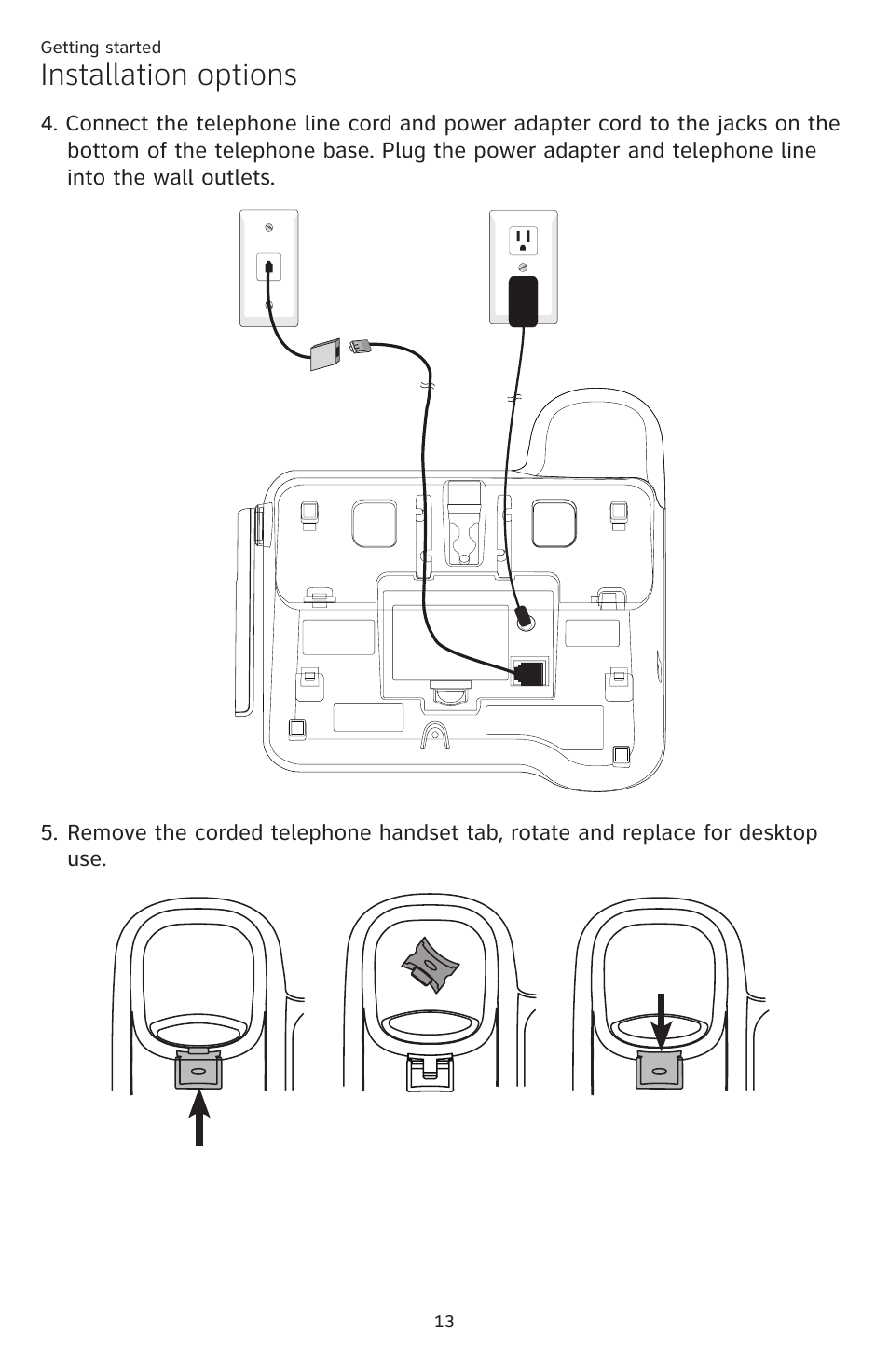 Installation options | AT&T CL84109 User Manual | Page 19 / 95