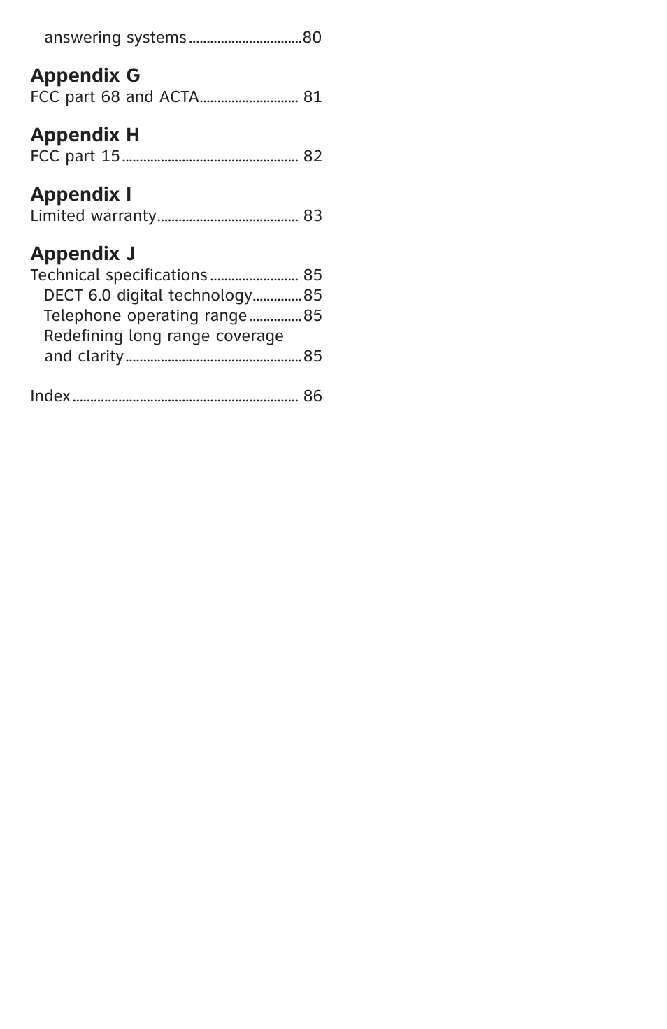 AT&T CL84109 User Manual | Page 6 / 95
